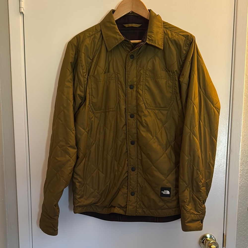 The North Face army Green Lightweight reversible Utility Jacket